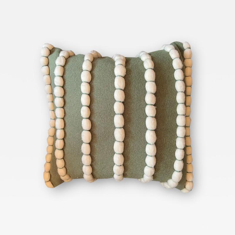  Le Lampade Lido Green Pillow by Le Lampade