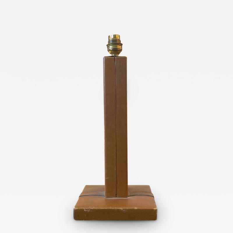  Le Tanneur MID CENTURY FRENCH LEATHER LAMP
