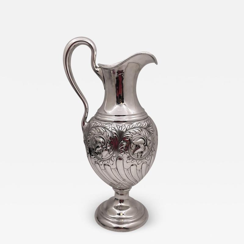 Lebkuecher Lebkuecher Sterling Silver Pitcher Jug in Art Nouveau Style Early 20th Century