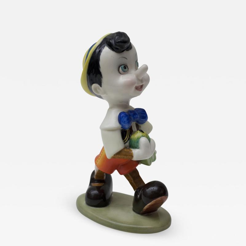  Lenci Rare Ceramic figure of Pinocchio by Lenci Italy