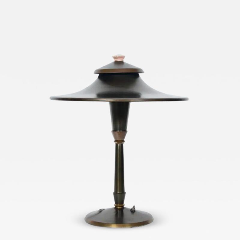  Leroy C Doane Original Leroy C Doane Brass Desk Lamp circa 1931