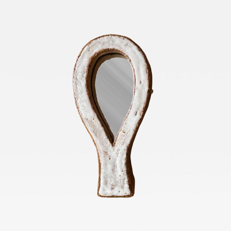  Les Argonautes Ceramic mirror by les Argonautes France 1960s