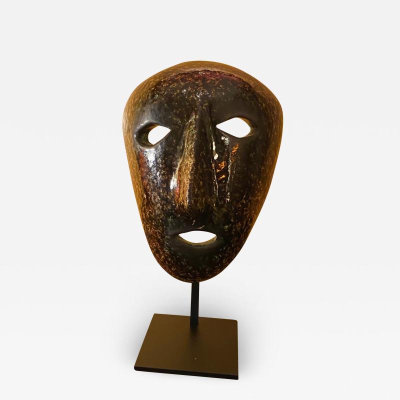  Les Potiers D Accolay Ceramic Mask Accolay France 1960s