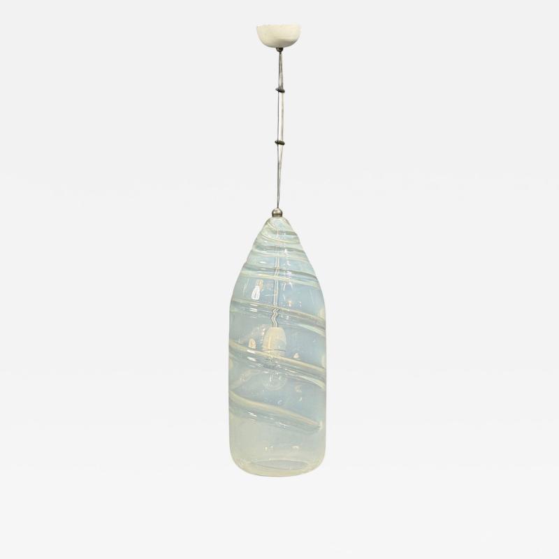  Leucos Leucos Italian Modern Pendant Light Handblown Glass Metal Italy 1960s
