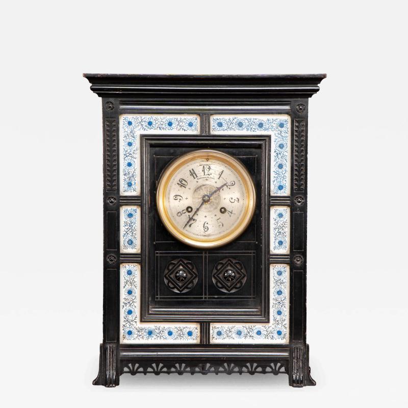  Lewis Foreman Day Lewis Foreman Day Made by Howell Sons An Aesthetic Movement Ebonized Clock