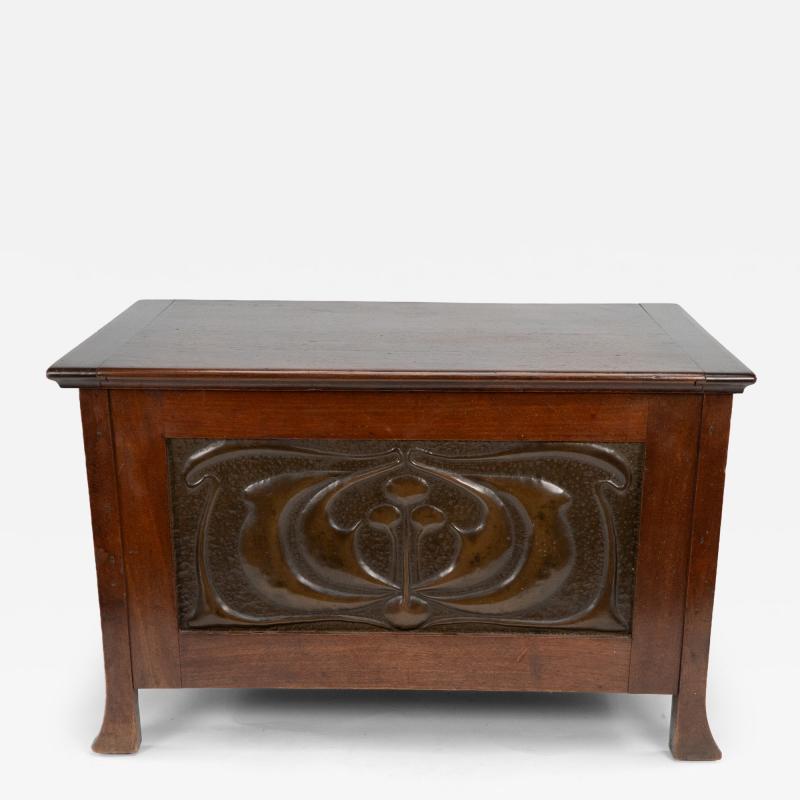  Liberty Co Liberty Co A Small Trunk with Copper Panels in the Style of C R Mackintosh
