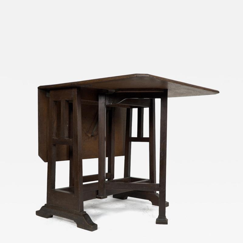  Liberty Co Liberty Co attributed A Good Quality Arts Crafts Oak Drop leaf Table