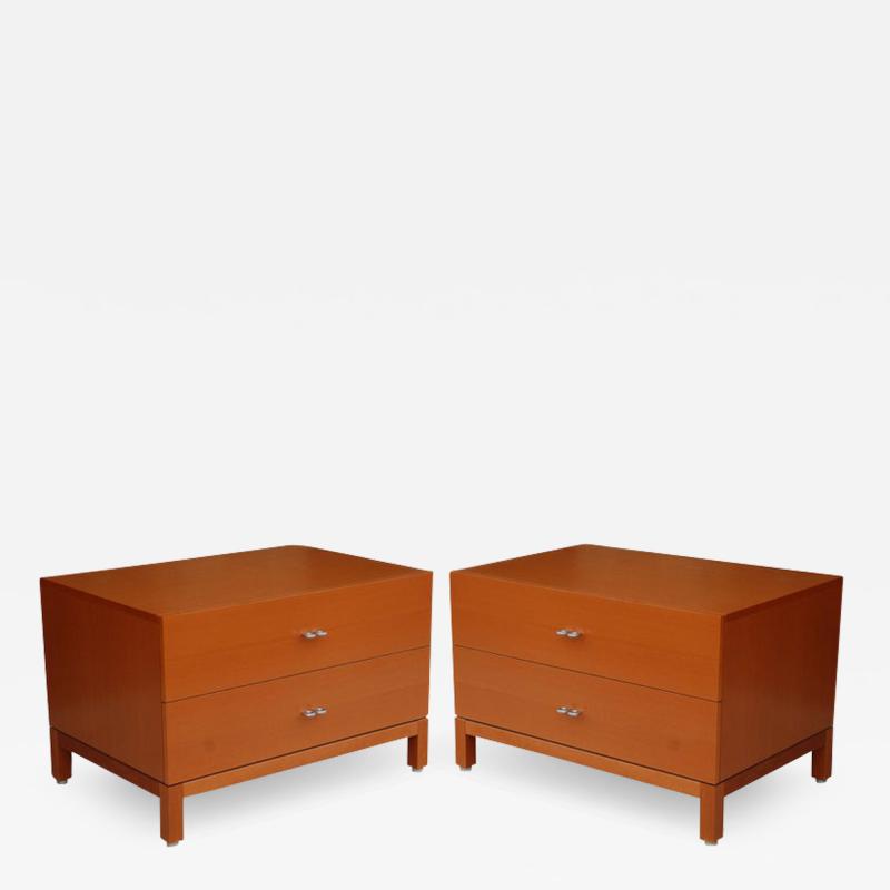  Ligne Roset Co Modern Pearwood Dresser Nightstand