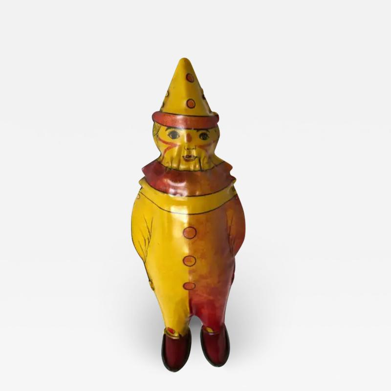  Lindstrom Tool Toy Company 1 Vintage Toy Wind Up Johnny The Dancing Clown by Lindstrom Toy Co Circa 1930