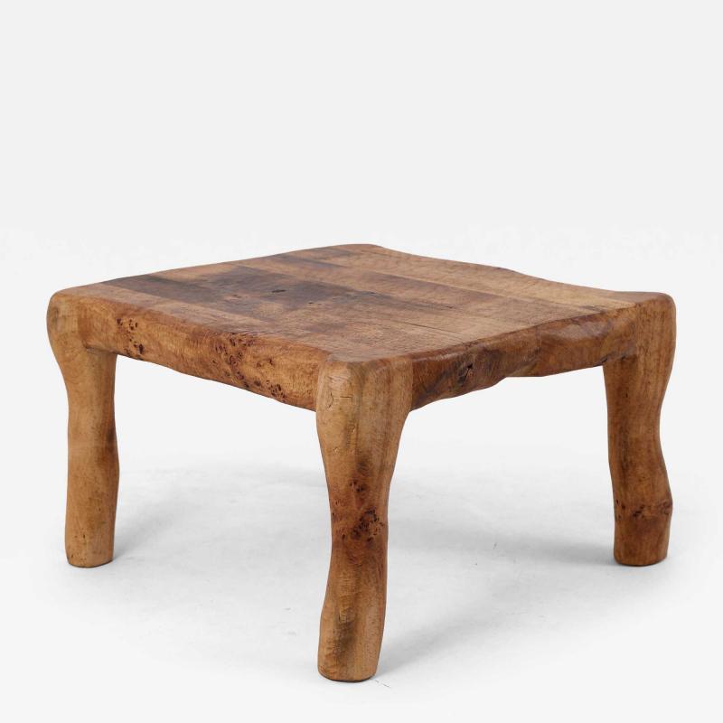  Logniture Jownik Square Burl Table Rustic Balance in Solid Wood