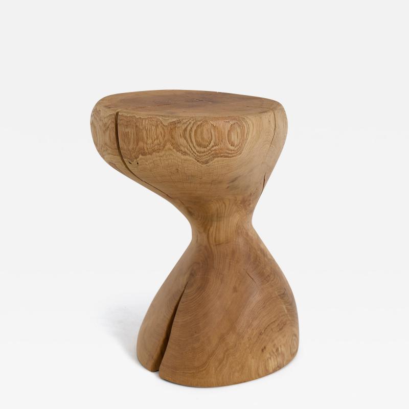  Logniture Logniture Oak Solid Wood Sculptural Side Table Original Contemporary Design