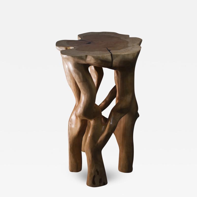 Logniture Perun Sculpturall Bar Table Functional Sculpture Carved From Tree Log