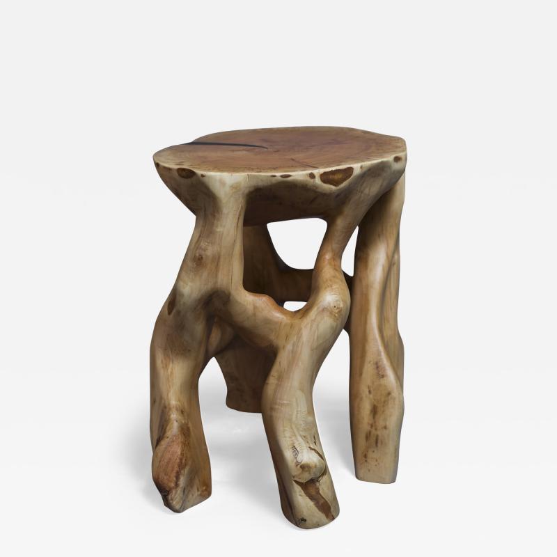  Logniture Satyrs Sculptural side table pedestal night table stool