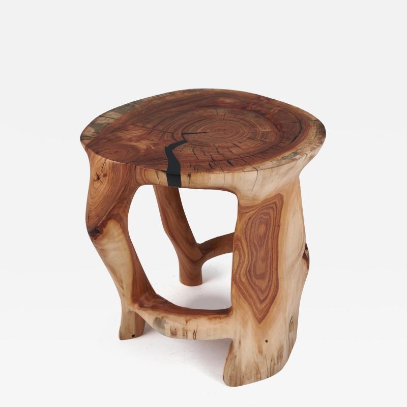  Logniture Satyrs Solid Wood Sculptural Side Table Original Contemporary Design Logniture