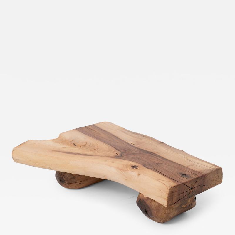  Logniture Side Table Organic Live Edge Walnut Rustic Minimalist Handmade