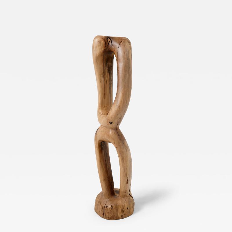  Logniture Still Stand Abstract Wood Sculpture Chainsaw Carved Walnut Logniture