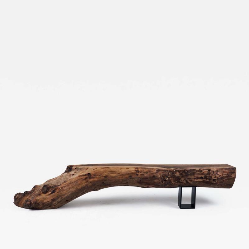  Logniture Wabi Sabi Bench Brutalist Walnut Outdoor Indoor Natural and Eco Friendly