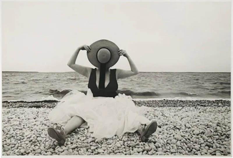  Luciana Pampalone Contemporary Portrait of a Woman Photography Print Titled Staw Hat 
