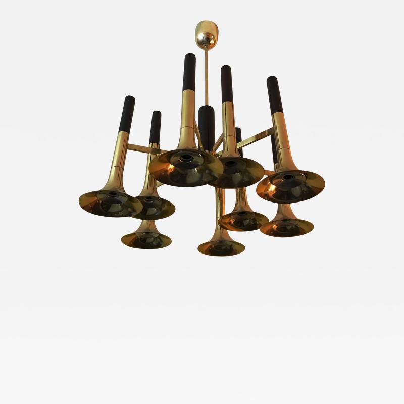  Lumi Trumpets Ceiling Light attr to Lumi Milano