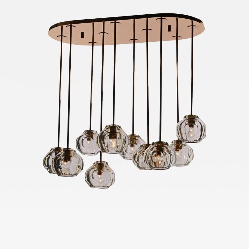  Luxe DUCELLO Hand Blown Crystal Chandelier 10