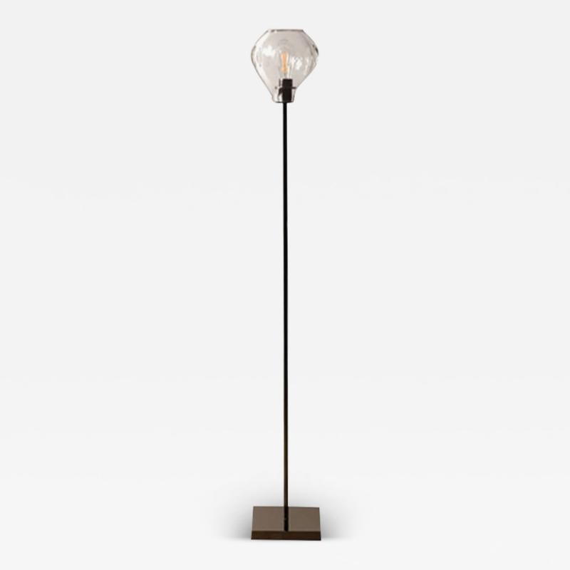  Luxe DUCELLO Hand Blown Glass Pendant Floor Lamp