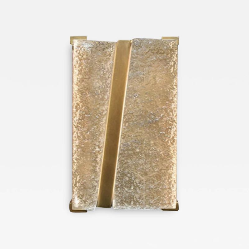  Luxe LEAN ON ME Textured Glass Wall Sconce Piccolo Right