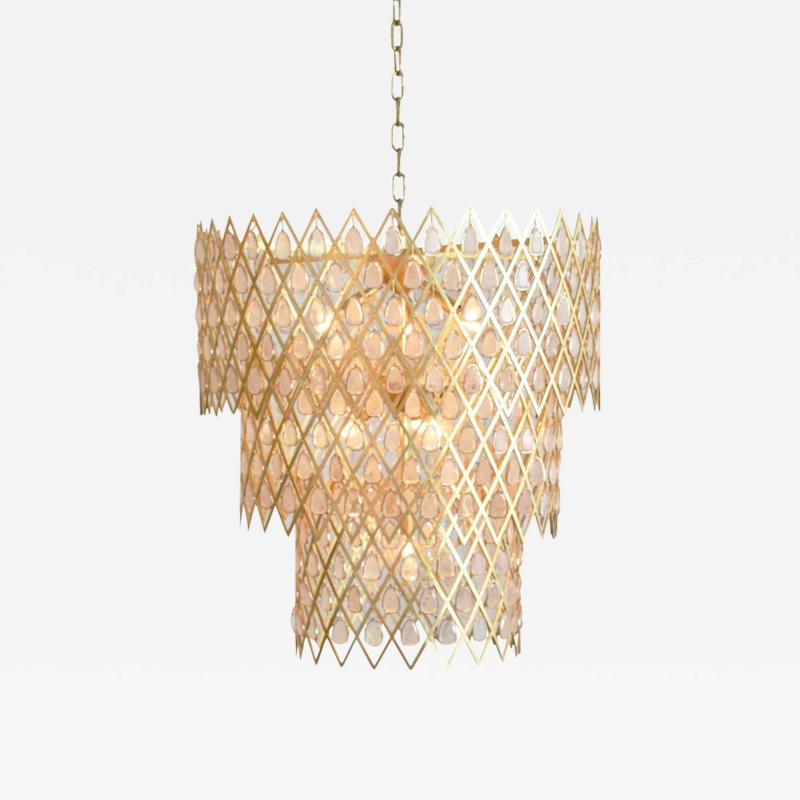  Luxe MARIANA Rock Crystal Chandelier 23