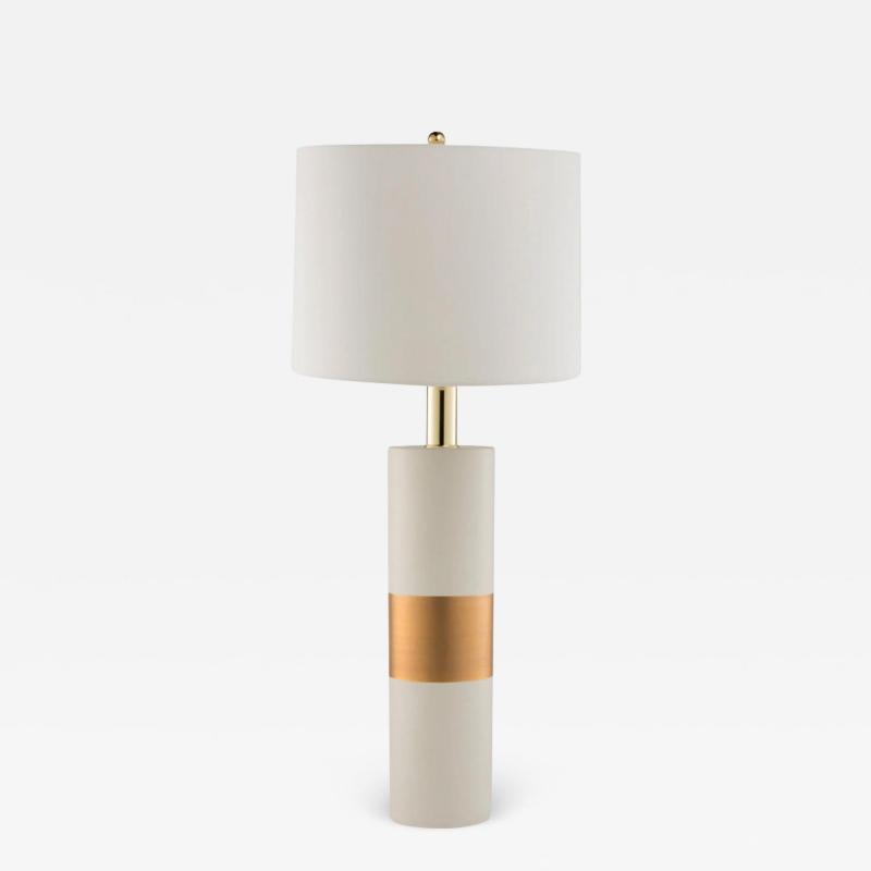  Luxe OBI Ceramic Gold Leaf Table Lamp