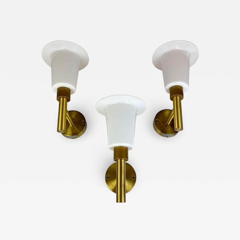  Luxus Midcentury Wall Mounted Brass and Acrylic Lamps Luxus Sweden 1960s