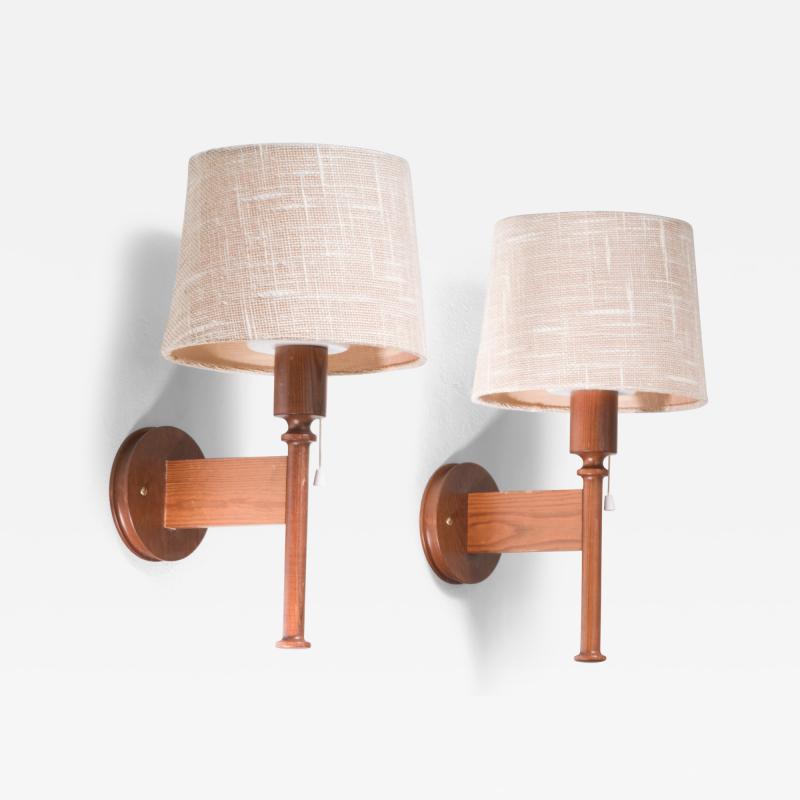  Luxus Pair of Uno sten Kristiansson Luxus wall lamps