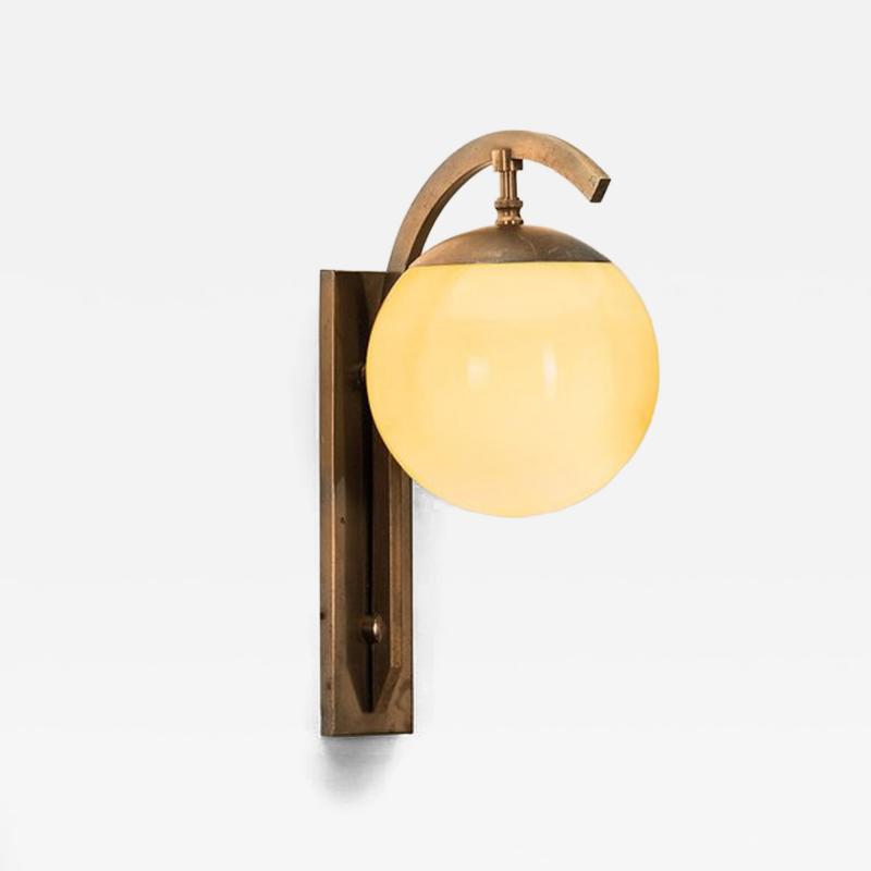  Lyfa Nordic Art Deco Wall Lamp by Lyfa Attr Denmark ca 1930s