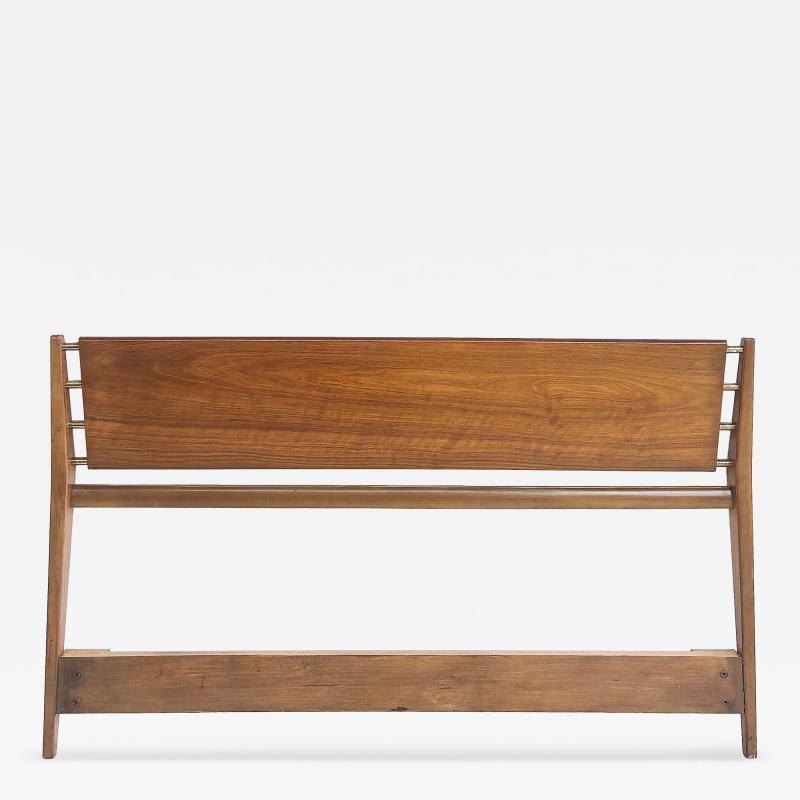  M Singer Sons Furniture 1950s Rosewood Headboard Bertha Schaefer Singer Sons Attributed Restored