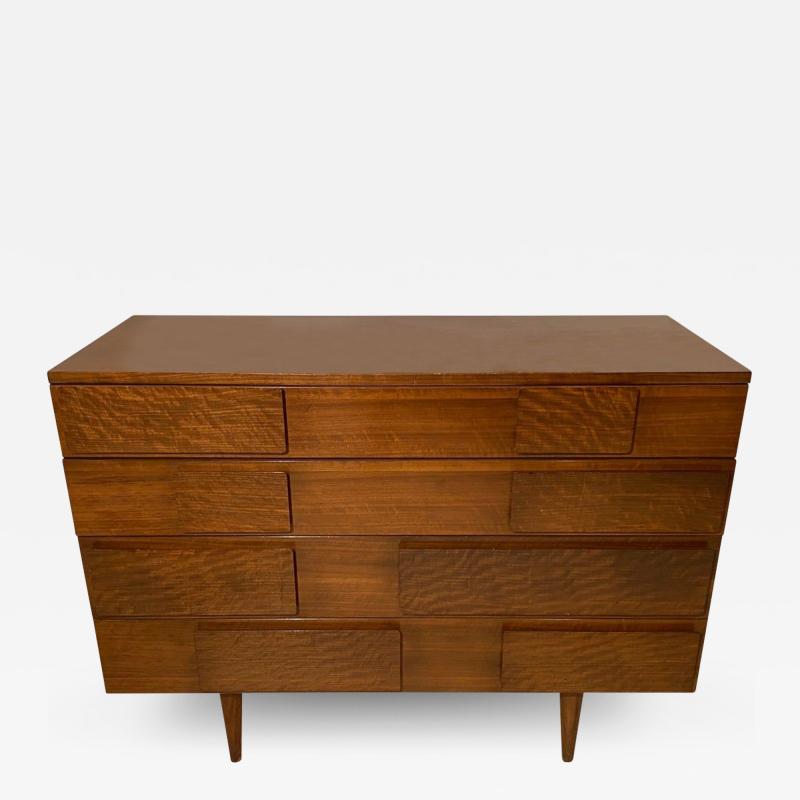  M Singer Sons Furniture Gio Ponti Four Drawer Dresser Chest with M Singer and Sons Label