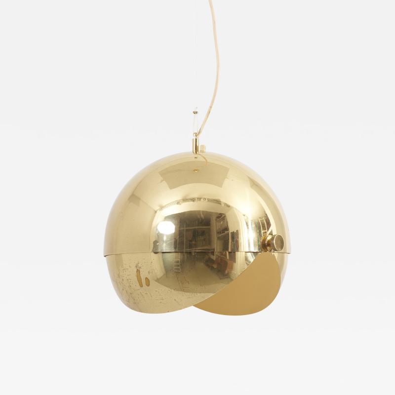  M nchner Werkst tten Huge Adjustable Brass Pendant Lamp Attributed to M nchner Werkst tten Germany