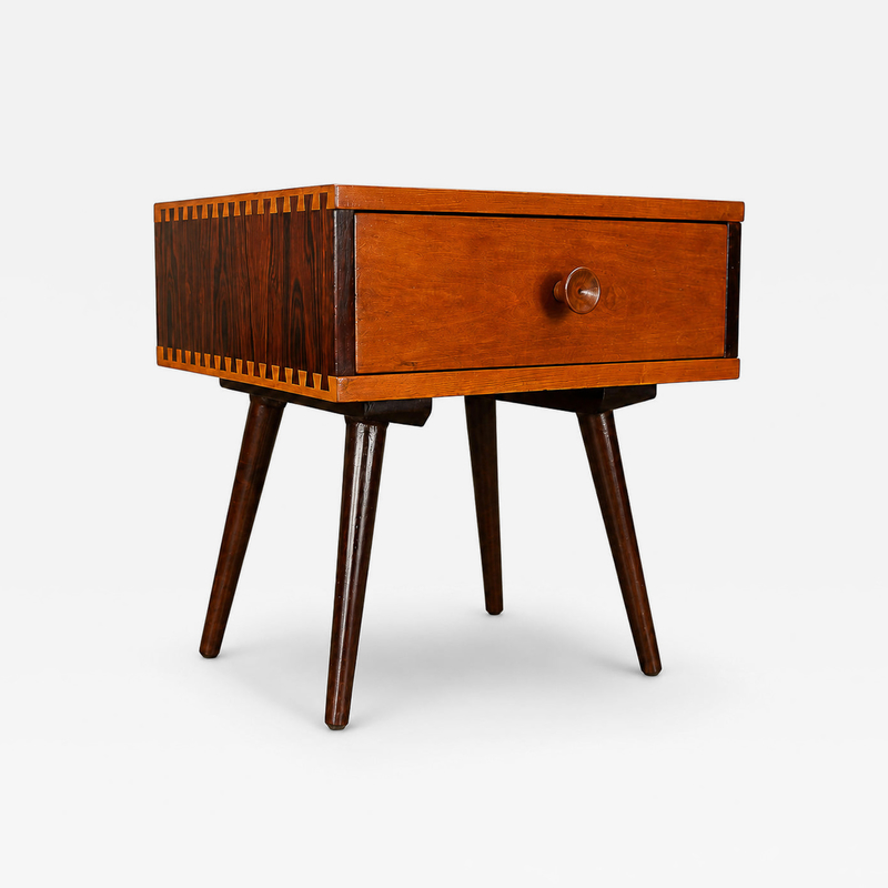  M veis Cimo Brazilian Modern Accent Table in Rosewood Pau Marfim by Cimo Brazil