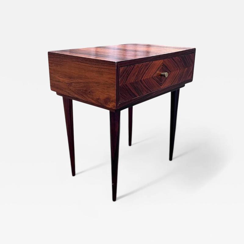  M veis Cimo Nightstand with drawer in Rosewood Cimo 1950s