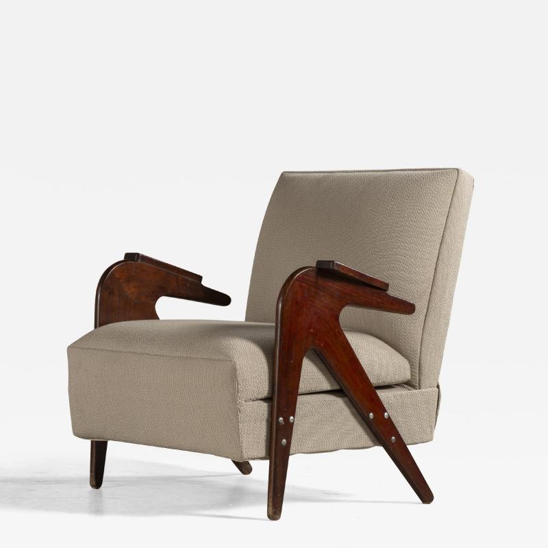  M veis Drago Tridente Lounge Chair by M veis Drago Brazilian Mid Century Modern Design