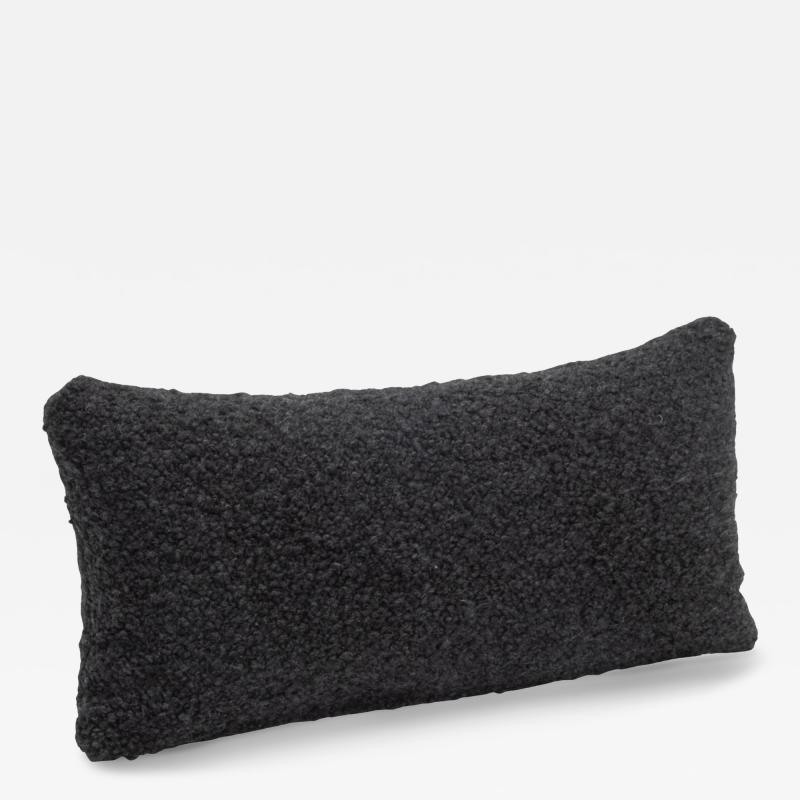  MOGUL Charcoal Boucle Kidney Pillow By MOGUL
