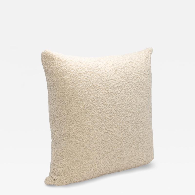  MOGUL Cream Boucle Euro Pillow By MOGUL