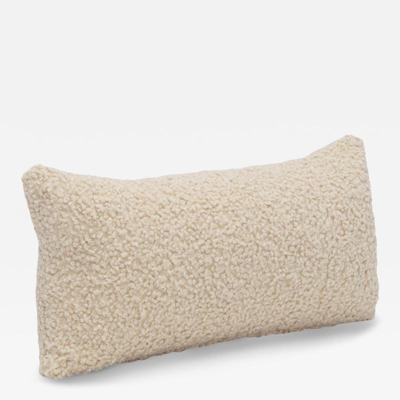  MOGUL Cream Boucle Kidney Pillow By MOGUL