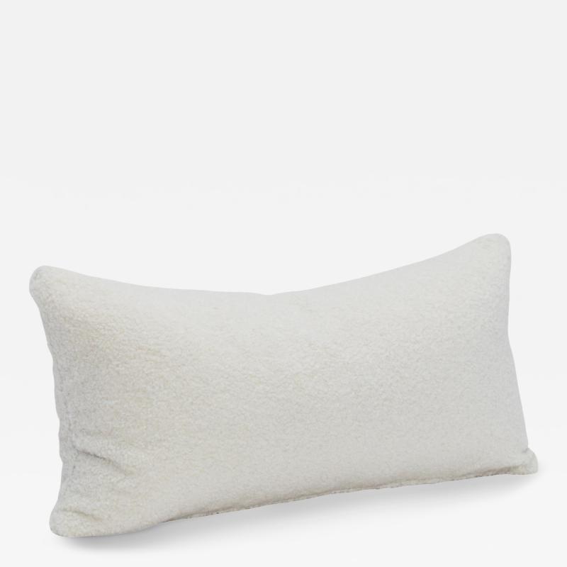  MOGUL White Textured Kidney Pillow By MOGUL