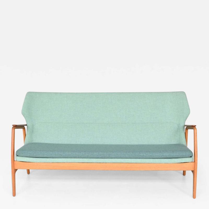  Madsen Schubell A Madsen H Schubell Wingback sofa Bovenkamp green The Netherlands 1960