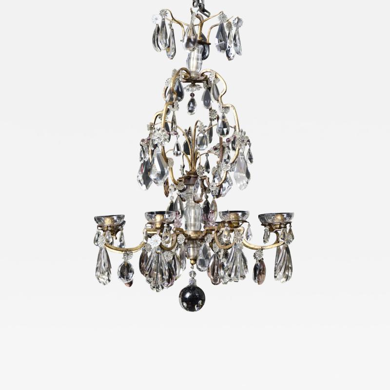  Maison Bagu s Large French Antique Crystal Chandelier