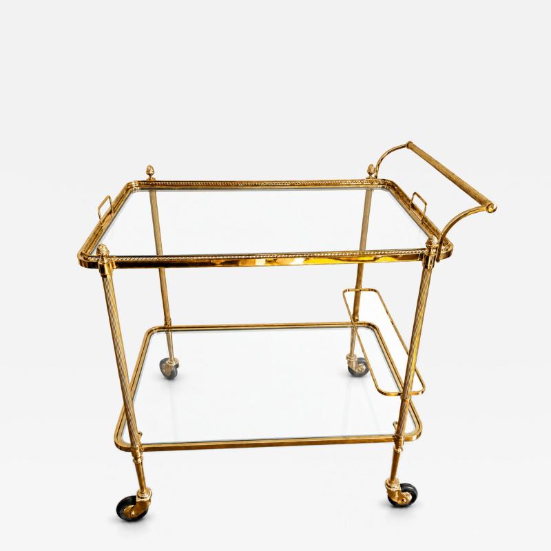  Maison Bagu s Maison Bagues Brass Bar Cart Circa 1950