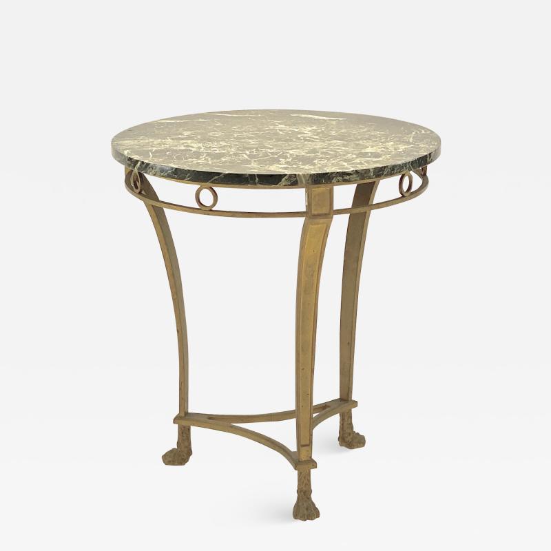 Maison Bagu s Maison Bagues early coffee table in gold leaf wrought iron