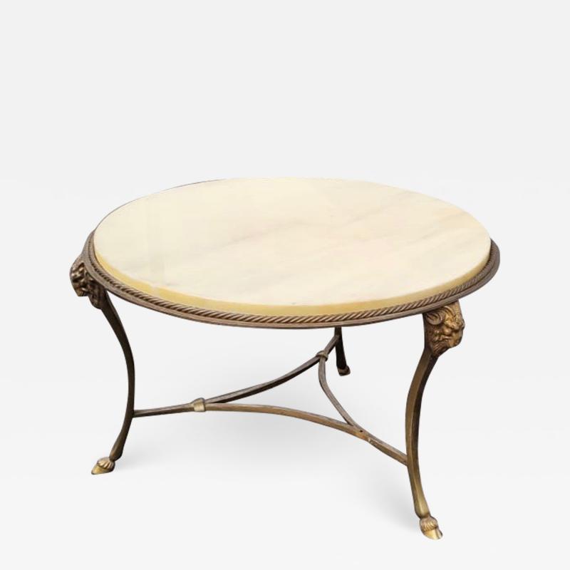  Maison Bagu s Maison Bagues gold bronze ram coffee table