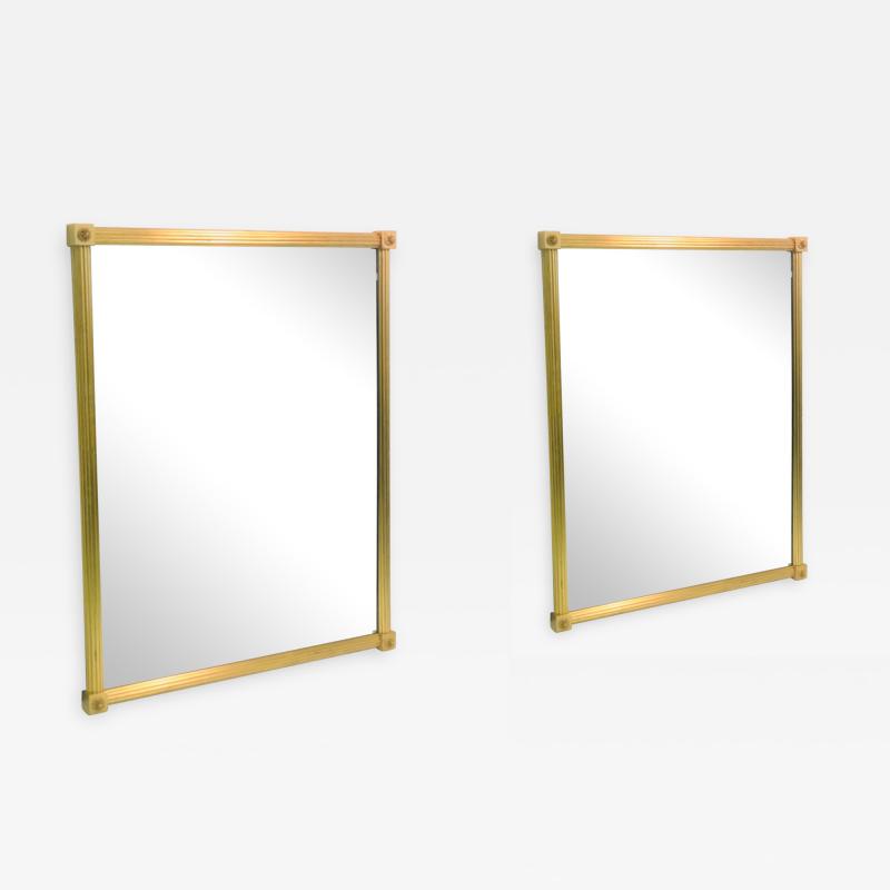  Maison Bagu s Pair of French Gilt Bronze Maison Bagues Mirrors