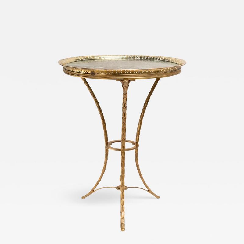  Maison Bagu s RARE FINE QUALITY GILDED BRONZE GUERIDON BY MAISON BAGU S