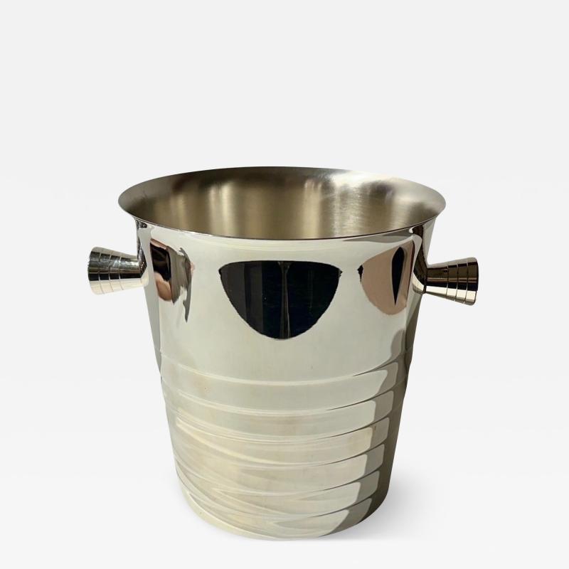  Maison Christofle Streamline Art Deco Champagne Bucket by Christophe