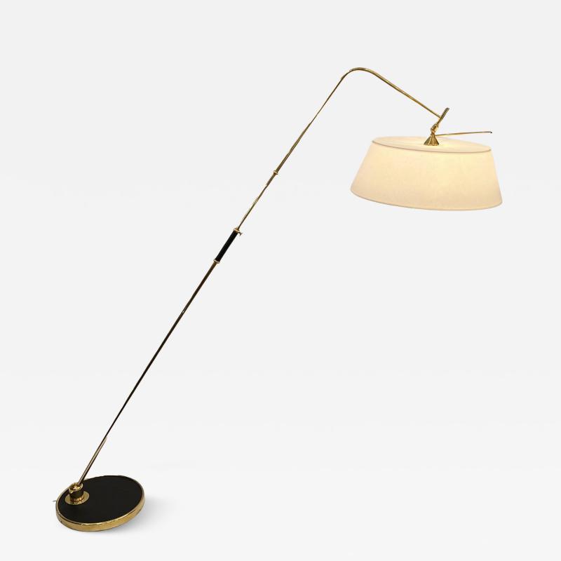  Maison Lunel Adjustable and extendable floor lamp by Maison Lunel Paris France circa 1960